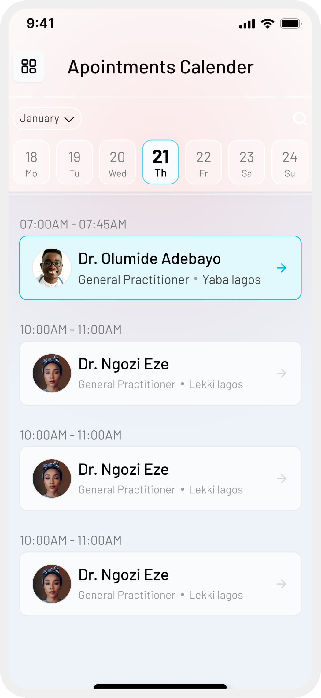 Earthora — Patient Mobile App screen 4