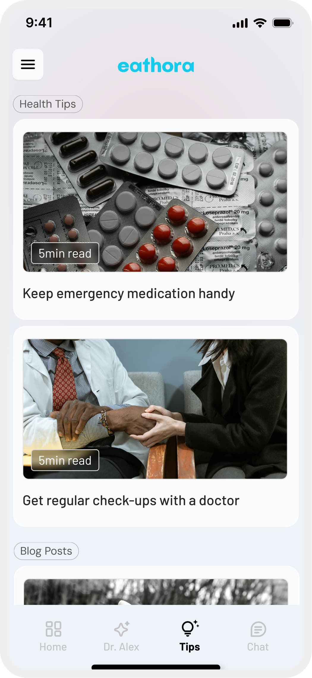 Earthora — Patient Mobile App screen 5