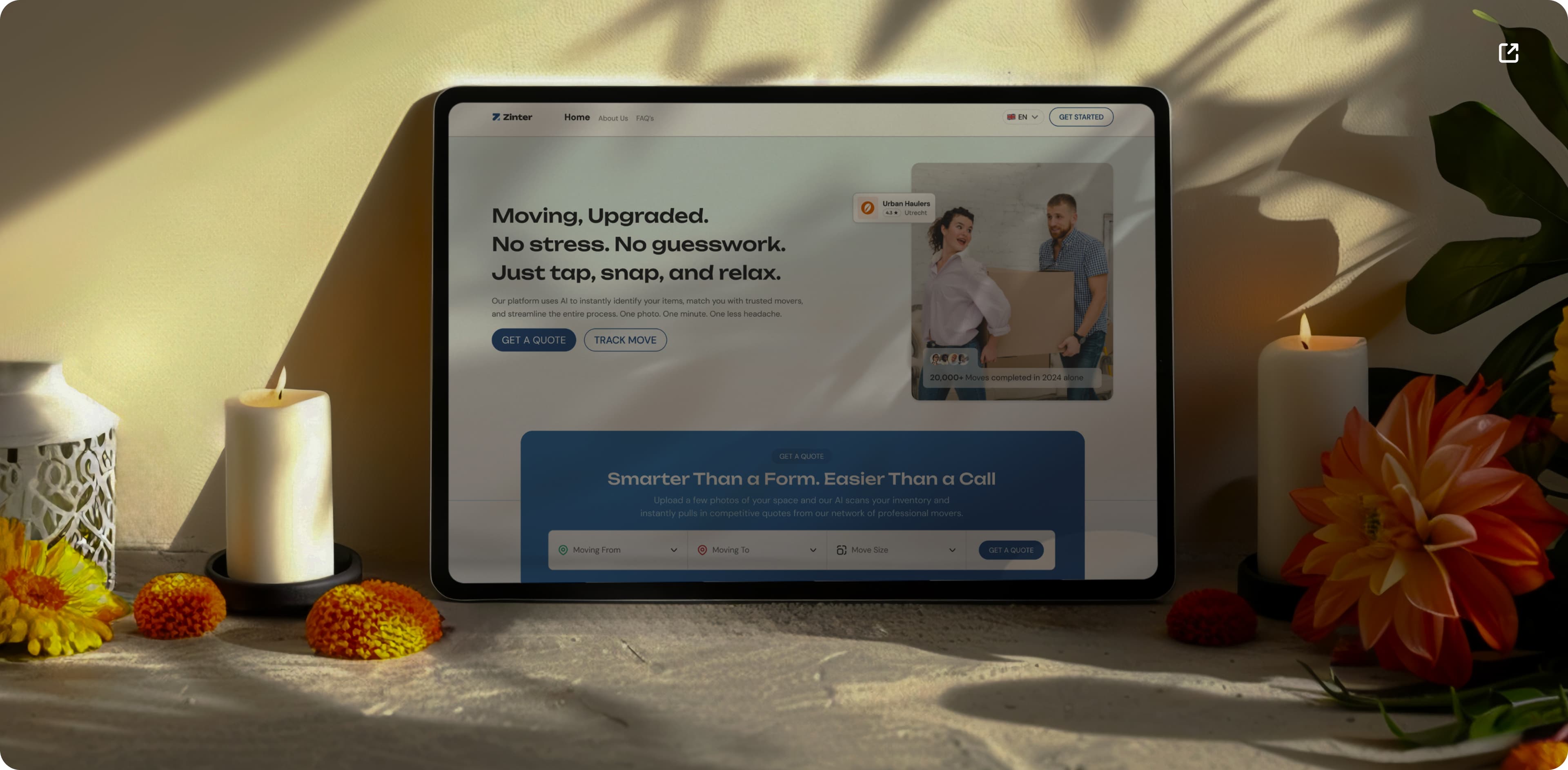 Zinter — Moving & Logistics Platform